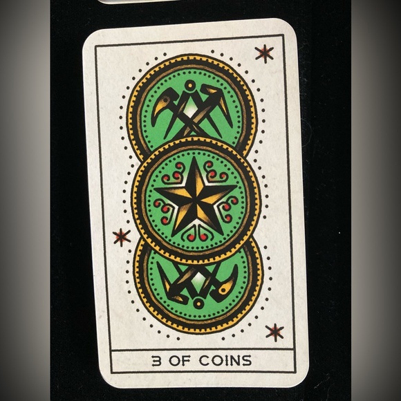 TATTOO TAROT Ink & Intuition Cards & Guidebook By Megamunden & D.McMahon Collis - Picture 6 of 8